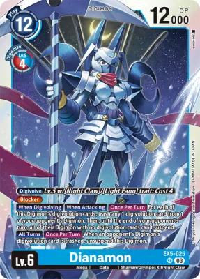 Dianamon, Digimon card EX5-025
