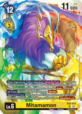 Mitamamon, Digimon card EX5-033