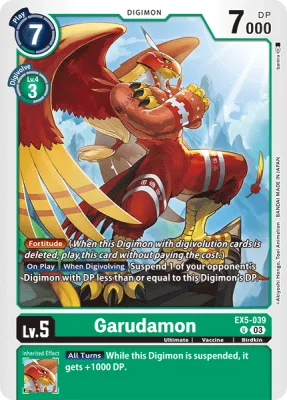 Garudamon, Digimon card EX5-039