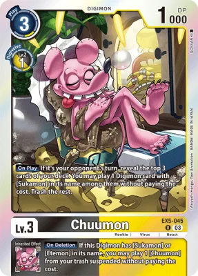 Chuumon, Digimon card EX5-045