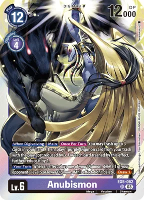 Anubismon, Digimon card EX5-062