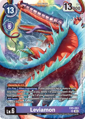 Leviamon, Digimon card EX5-063