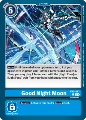Good Night Moon, Digimon card EX5-067