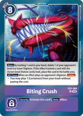 Biting Crush, Digimon card EX5-069
