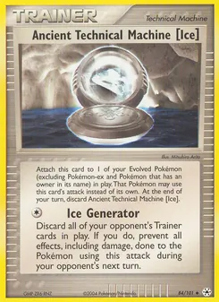 Ancient Technical Machine [Ice] — Hidden Legends #84, 2004. Illustrated by Mitsuhiro Arita.