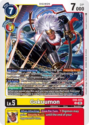 Gokuumon, Digimon card EX6-023