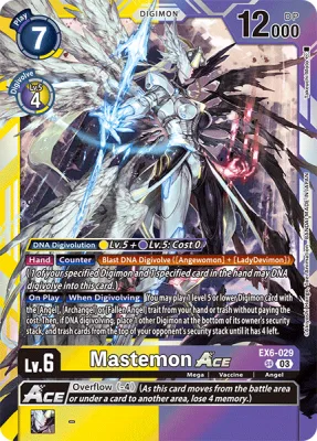 Mastemon ACE, Digimon card EX6-029