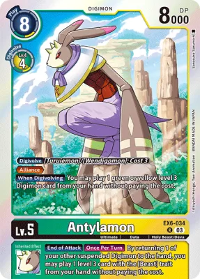 Antylamon, Digimon card EX6-034
