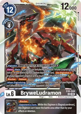 BryweLudramon, Digimon card EX6-044