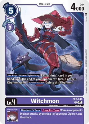 Witchmon, Digimon card EX6-048