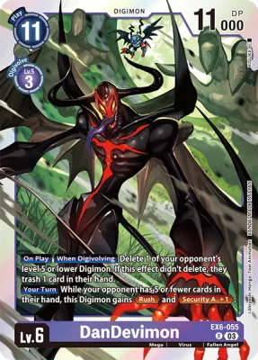 DanDevimon, Digimon card EX6-055