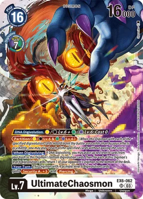 UltimateChaosmon, Digimon card EX6-062