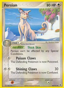 Persian — FireRed & LeafGreen #44, 2004. Illustrated by Masakazu Fukuda.