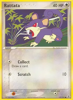 Rattata — FireRed & LeafGreen #77, 2004. Illustrated by Kyoko Umemoto.