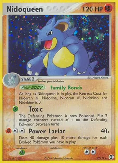 Nidoqueen — FireRed & LeafGreen #9, 2004. Illustrated by Naoyo Kimura.