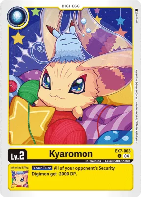 Kyaromon, Digimon card EX7-003