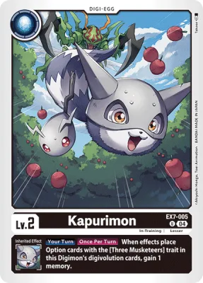 Kapurimon, Digimon card EX7-005
