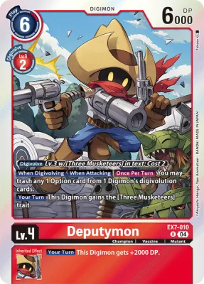 Deputymon, Digimon card EX7-010