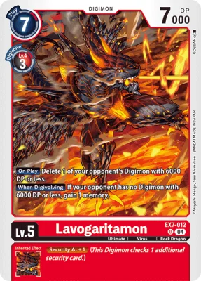 Lavogaritamon, Digimon card EX7-012
