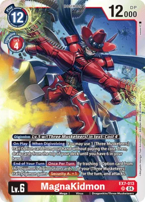 MagnaKidmon, Digimon card EX7-013
