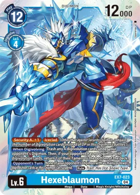 Hexeblaumon, Digimon card EX7-023