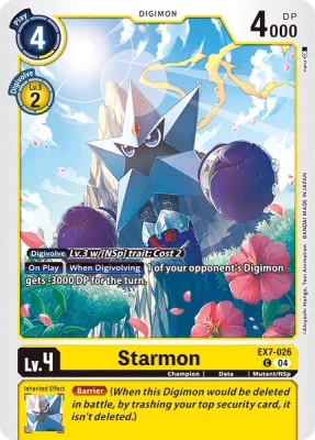 Starmon, Digimon card EX7-026