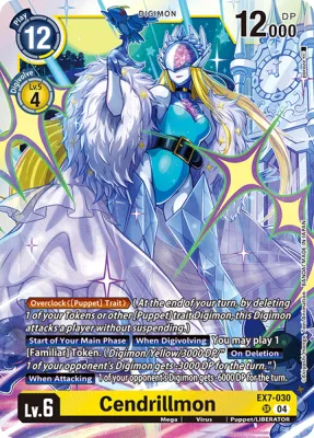 Cendrillmon, Digimon card EX7-030