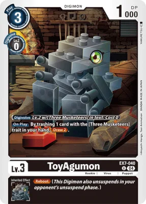 ToyAgumon, Digimon card EX7-040