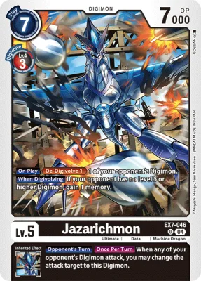 Jazarichmon, Digimon card EX7-046