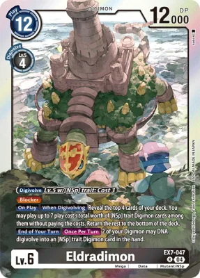 Eldradimon, Digimon card EX7-047