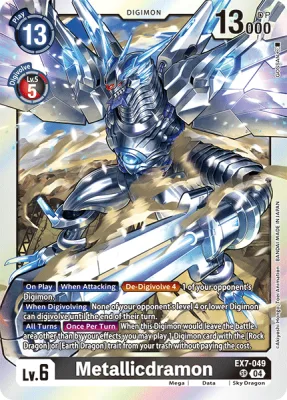 Metallicdramon, Digimon card EX7-049