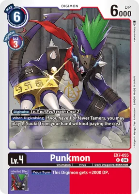 Punkmon, Digimon card EX7-055
