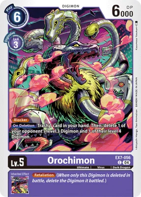 Orochimon, Digimon card EX7-056