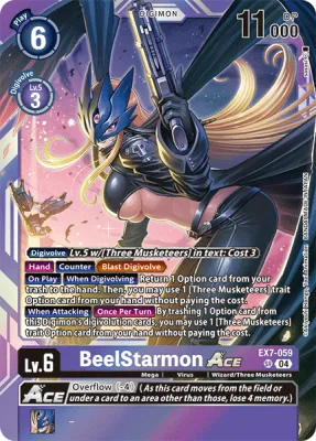 BeelStarmon ACE, Digimon card EX7-059