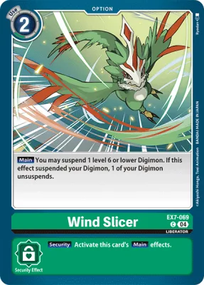 Wind Slicer, Digimon card EX7-069