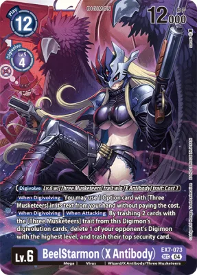 BeelStarmon (X Antibody), Digimon card EX7-073