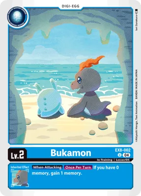 Bukamon, Digimon card EX8-002