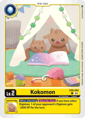 Kokomon, Digimon card EX8-003