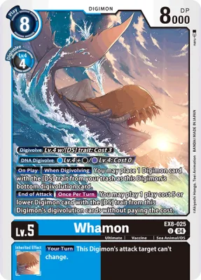 Whamon, Digimon card EX8-025