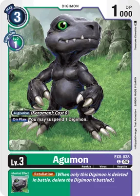 Agumon, Digimon card EX8-038