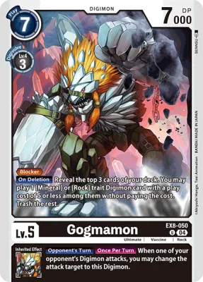 Gogmamon, Digimon card EX8-050