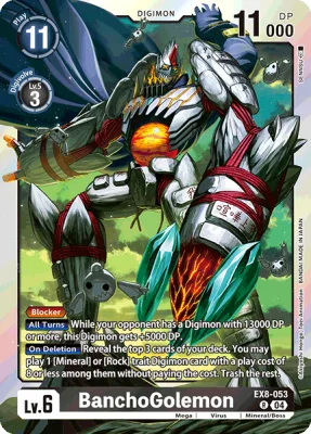 BanchoGolemon, Digimon card EX8-053
