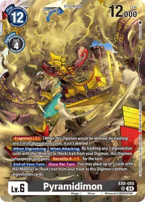 Pyramidimon, Digimon card EX8-055