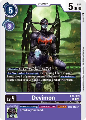 Devimon, Digimon card EX8-059