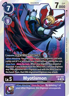 Myotismon, Digimon card EX8-060