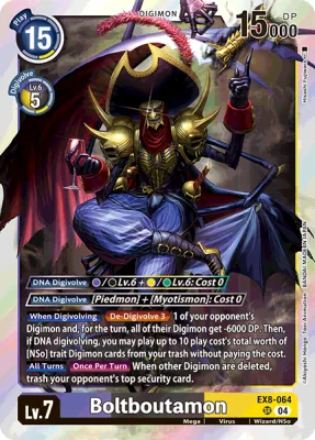Boltboutamon, Digimon card EX8-064