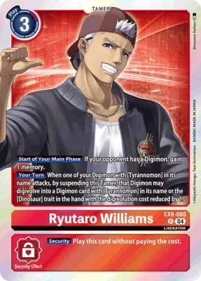 Ryutaro Williams, Digimon card EX8-065