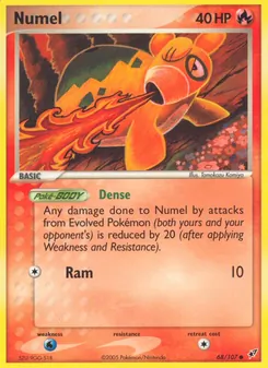 Numel — Deoxys #68, 2005. Illustrated by Tomokazu Komiya.