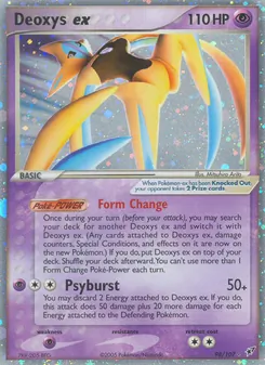Deoxys ex — Deoxys #98, 2005. Illustrated by Mitsuhiro Arita.