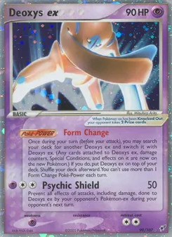 Deoxys ex — Deoxys #99, 2005. Illustrated by Mitsuhiro Arita.